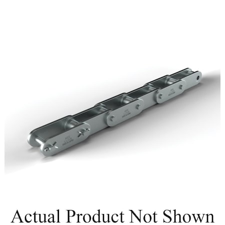 Hkk Chain HKK Heavy Series Double Pitch Riv Standard Conv, 10 ft OAL, 2 P, 5/8 Dia x 5/8 W, .156 THK Plate SC080R1A