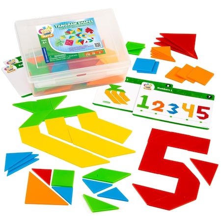 Kids First Tangram Shapes Math Kit with Activity Cards 568009