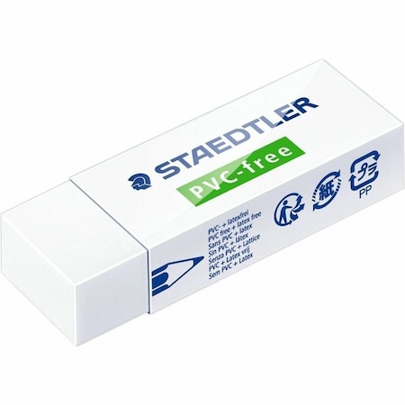 Staedtler Eraser, White, 20PK STD525B20