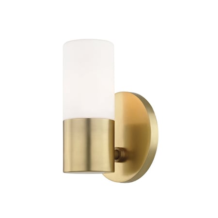 Mitzi Lola 1 Light Wall Sconce 4.75 In. Aged Brass H196101-AGB