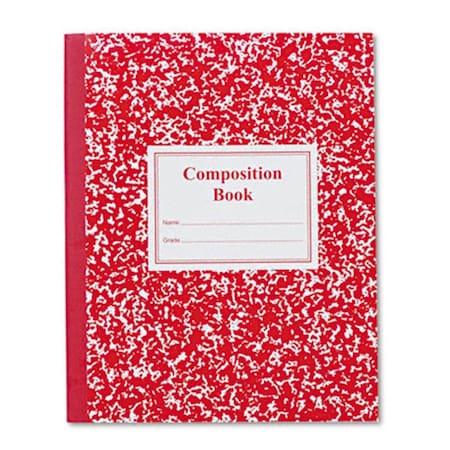 Roaring Springs Grade School Ruled Composition Book  9-3/4x7-3/4  WE/Red  50-Pgs 77921