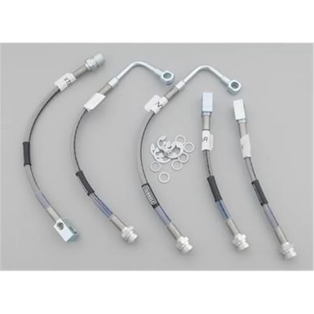 Russell/Edel Russell-Edel 692280 Braided Stainless Steel Brake Line R62-692280