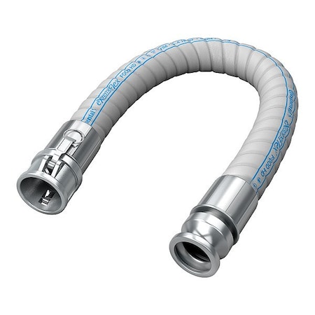 Continental 1-1/2"X3' GRY FLXTRA FOOD LT SS C+E FTG150-03CE