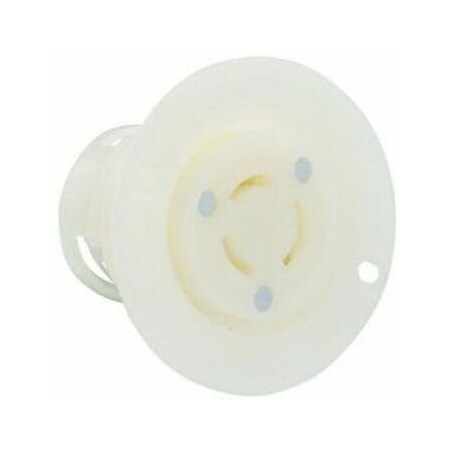 Leviton Industrial Grade Flanged Outlet 15/10 Amp, 125 Volt 7557