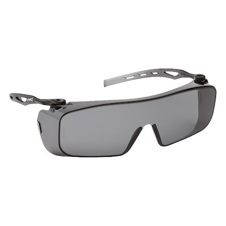 Pyramex Cappture(TM), Reader Safety Glasses, H2X Anti-Fog, Gray Lens, Gray Frame, Frameless, OTG S9920ST