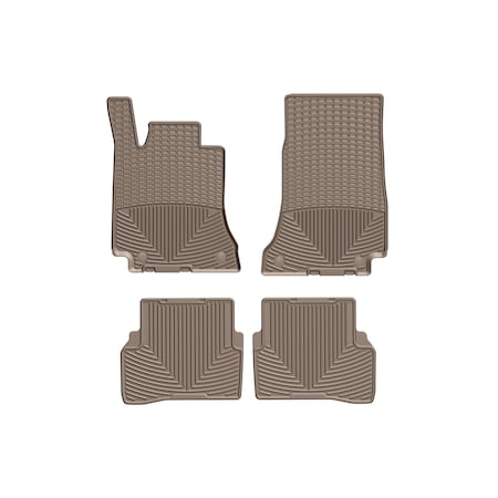 Weathertech Tan, Front and Rear All Weather Floor Mats W429TN-W432TN