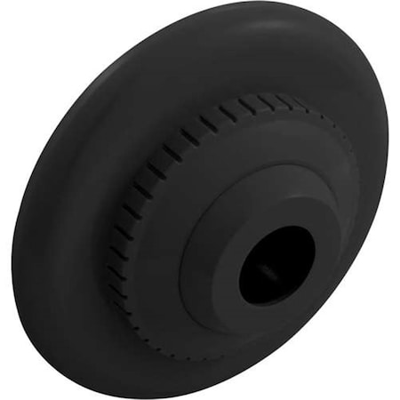 Duke Cannon Custom Molded  0.75 x 1.5 in. Directional Flow Outlet Stream with Extension Flange, Black CMP25553304000