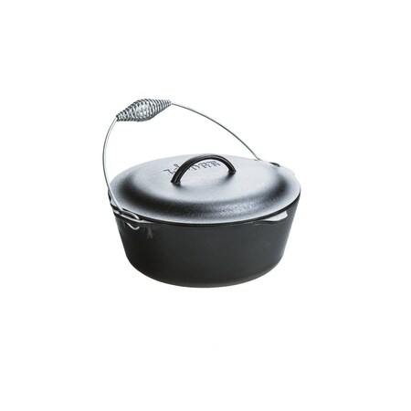 Lodge 7 Quart Cast Iron Dutch Oven With Bail Handle L10DO3
