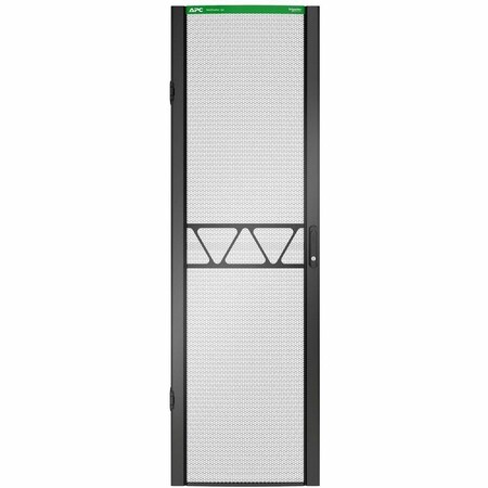 Apc NETSHELTER SX GEN2 42U 600MM WIDE PERFORATED CURVED DOOR BLACK - SECURED WITH 3- AR7000B2