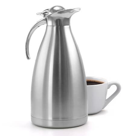 Megachef 2L Deluxe Stainless Steel Thermal Beverage Carafe for Coffee and Tea MG-JSUI020