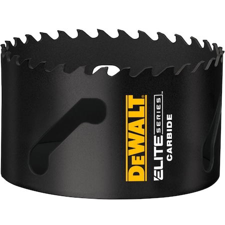 Dewalt Hole Saw, Diameter:3 5/8", Carbide Tipped DAH3358