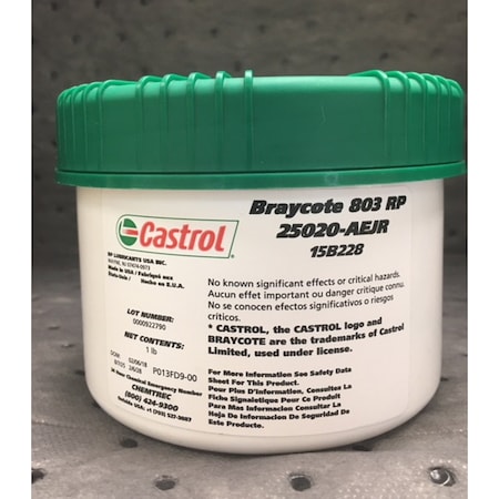 Castrol Braycote Micronic 803, 1lb High Vacuum Grease 144FF0
