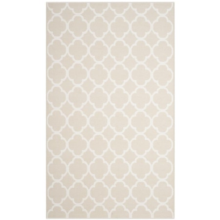 Safavieh Montauk Hand Woven Medium Rectangle Area RugBeige & Ivory 4 x 6 ft. MTK725B-4