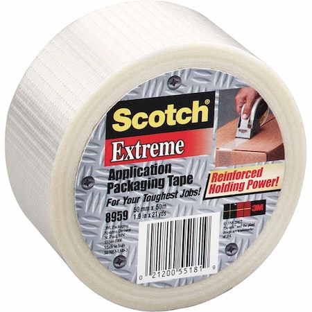 Scotch Filament Tape, White 8959