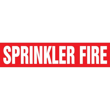 Accuform ASME ANSI PIPE MARKER SPRINKLER RPK663STB