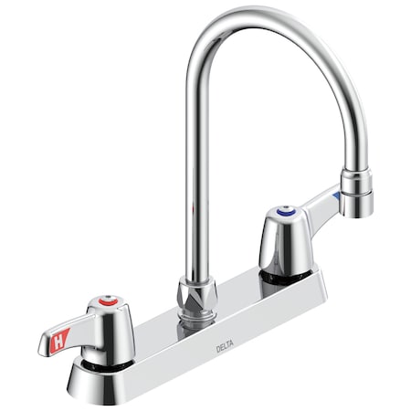 Delta Commercial 26C3 Cast Deck-Mount In Chrome 26C3933-LS-TI