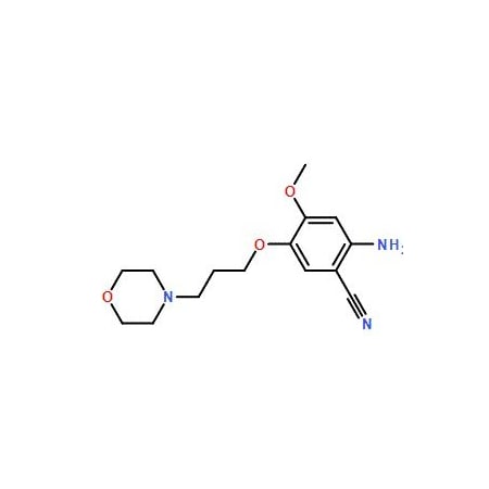 Ak Scientific 2-Amino-4-methoxy-5-(3-morpholinopropoxy)benzonitrile (1g), CAS 675126-27-9 Y6568-1g