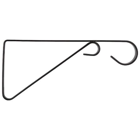 Landscapers Select Hanging Plant Bracket, 9-5/8 L, Steel, Black, Wall Mount Mounting GB0353L