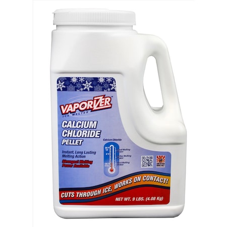 Vaporizer Calcium Chloride Pellet Ice Melt 9 lb VP-CP09JG