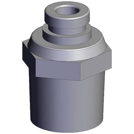 Smc Push-Fit Fitting, Straight KQG2H04-02S