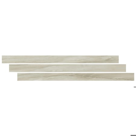 Msi LVT Trim, LVT, White-Cool, 94 in L, 1.77 in W, Low Gloss ZOR-LVT-TR-0655