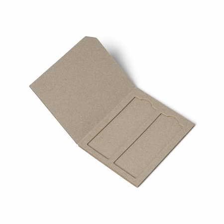 United Scientific 2-Place Slide Mailer, Cardboard, 50PK 62601