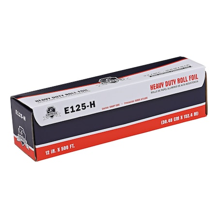 Empress Heavy Duty Roll Foil 12 in X 500' 80 gauge 1 Roll E125-H