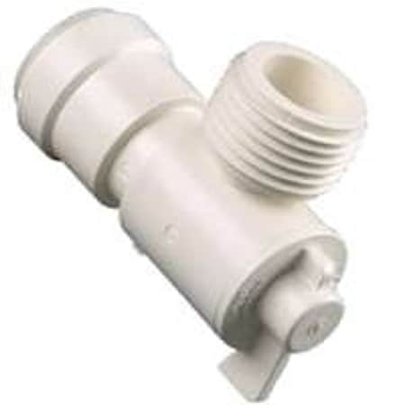 Watts Angle Stop Valve, Plastic Body 3558-1014/P-683