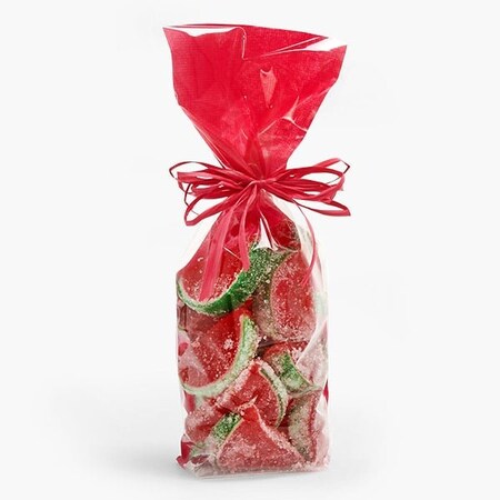 Nashville Wraps Clear with Pink Candy Bags 1.4 mil, 3.5x2.25x12, 100PK 99623