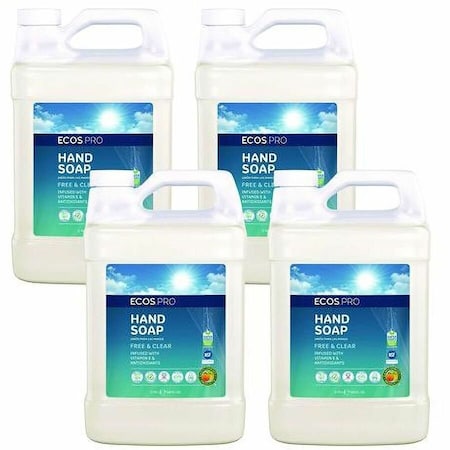 Ecos Pro Liquid Hand Soap, Free and Clear Scent, 1 gal PL9663/04