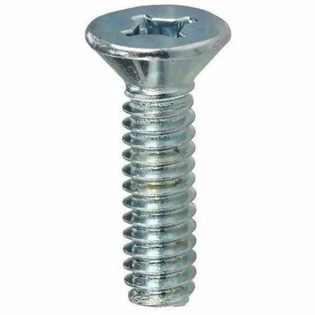 Dottie 1/4"-20 x 1-1/2 in Combination Phillips/Square Flat Machine Screw, Zinc Plated Carbon Steel, 50 PK FMDD14112