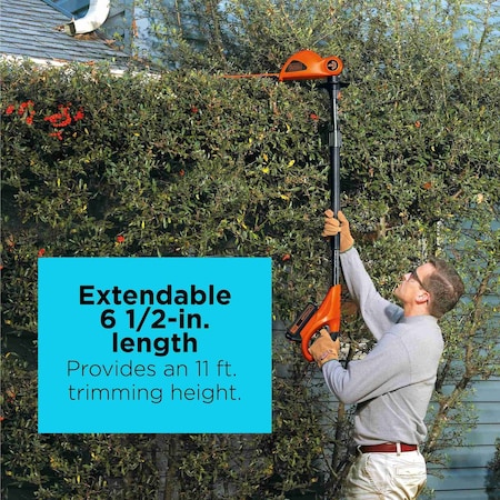 Black & Decker 20V MAX* Lithium Pole Hedge Trimmer LPHT120