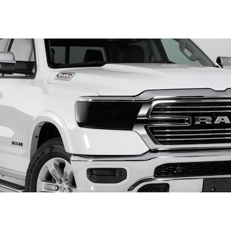 Gt Styling Headlight Cover, Full Cover; Solid; Smoke; Composilite; Set Of 2 GT0768S