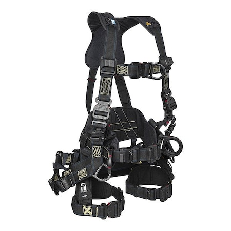 Falltech Arc Flash Tower Harness, 2XL, Black 8048AF2X