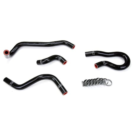 Hps Performance High Temp Reinforced Silicone Heater Coolant Hose Kit, Black,  57-1775-BLK