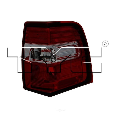 Tyc Capa Certified Tail Light Assembly 11-6327-01-9