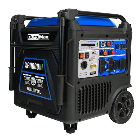 Duromax 11,000W Portable Dual Fuel Inverter Generator w/ CO Alert XP11000iH