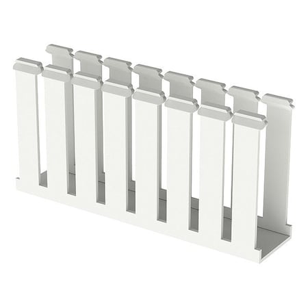 Panduit Wire Duct, Wide Slot, White, 1.75 W x 4 D G1.5X4WH6
