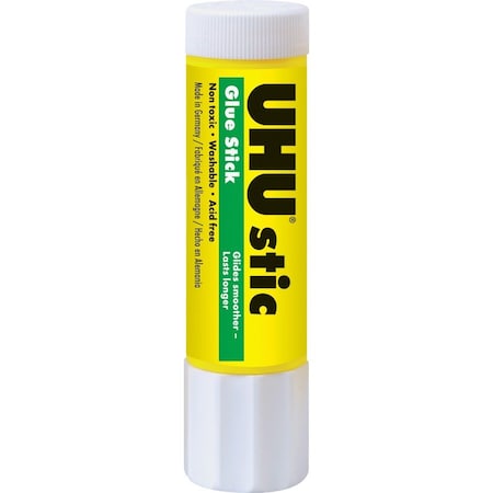 Saunders Manufacturing Co Inc Saunders 99649 UHU Stic Permanent Clear Application Glue Stick .74oz. 99649