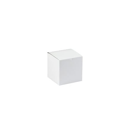 Bubblefast 100-6 x 6 x 6'' White Gift Boxes, 100PK BFGB666