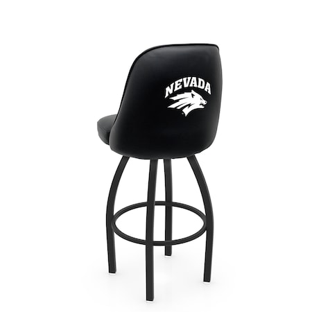Holland Bar Stool Co Logo Grizzly Nevada 30 in. Swivel Bar Stool with Black Wrinkle Finish L048