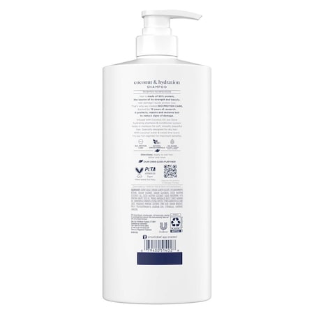 Dove Coconut and Hydration Shampoo with Pump, 28 Fluid Ounce, 4PK 64350204