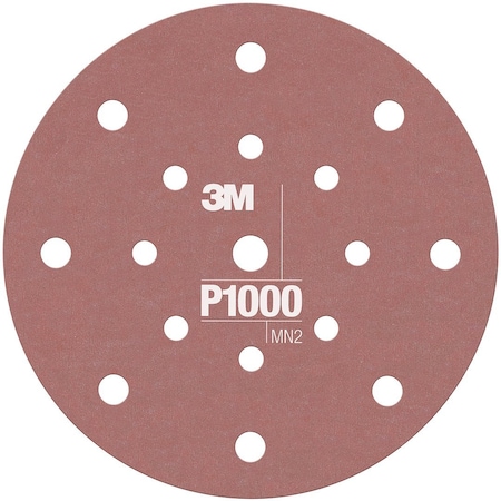 3M Flexible Abrasive Disc 270J, Aluminum Oxide, P1000 Grit, Coated Type, 270J 7100104330