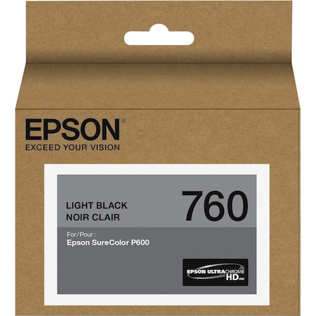 Epson T760 UTRACHROME HD LIGHT BLACK INK T760720