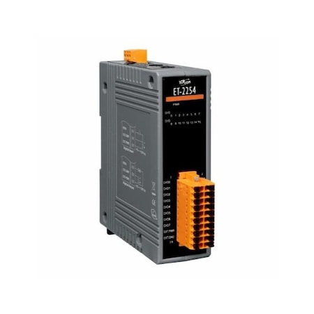 Icp Das Ethernet I/O Module with 16-ch Universal DIO. Wide Operating Temperature Range: -2 ET-2254
