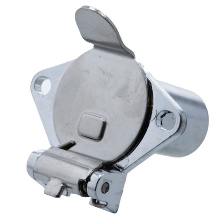 Switch Components 4-Pole Chrome plated Connector, Socket TC4-SC1-C