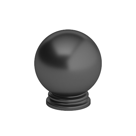 Richelieu Firenze Collection 1 3/16-inch (30 mm) Matte Black Traditional Round Closet Door Knob BP878930900
