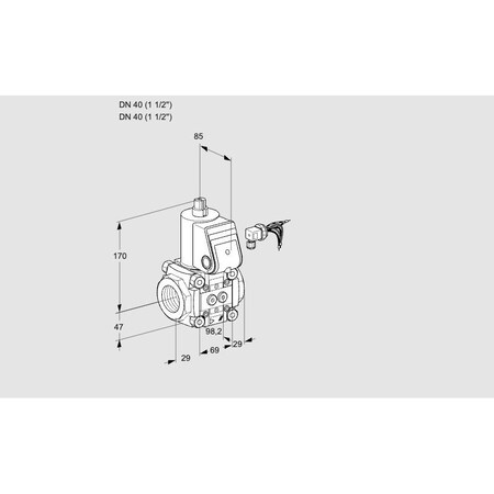 Honeywell Kromschroder VAS240R/NW KS88001153