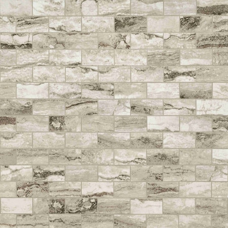 Msi Berniini Camo 2"X4" Polished Porcelain Mosaic Tile, 8PK ZOR-PT-0391