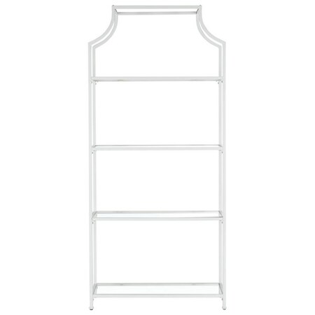 Safavieh 80 x 36 x 12 in. Slater 4 Tier Etagere, White FOX6298A